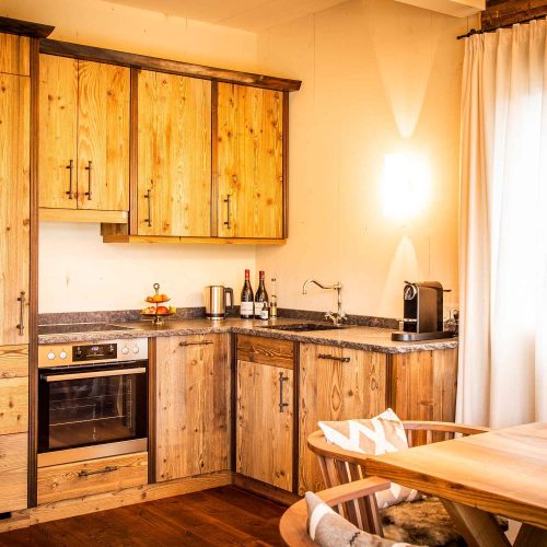 Golden Hill Country Chalets & Suites Küche