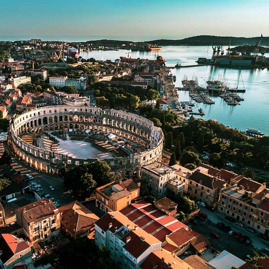 Arena Pula in Istrien