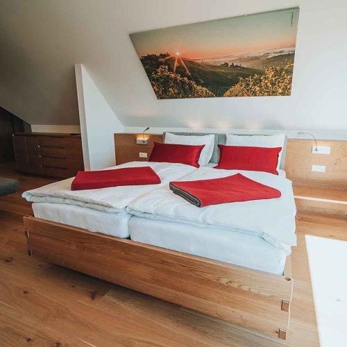 Weinquartier Pichler Schober Schlafzimmer