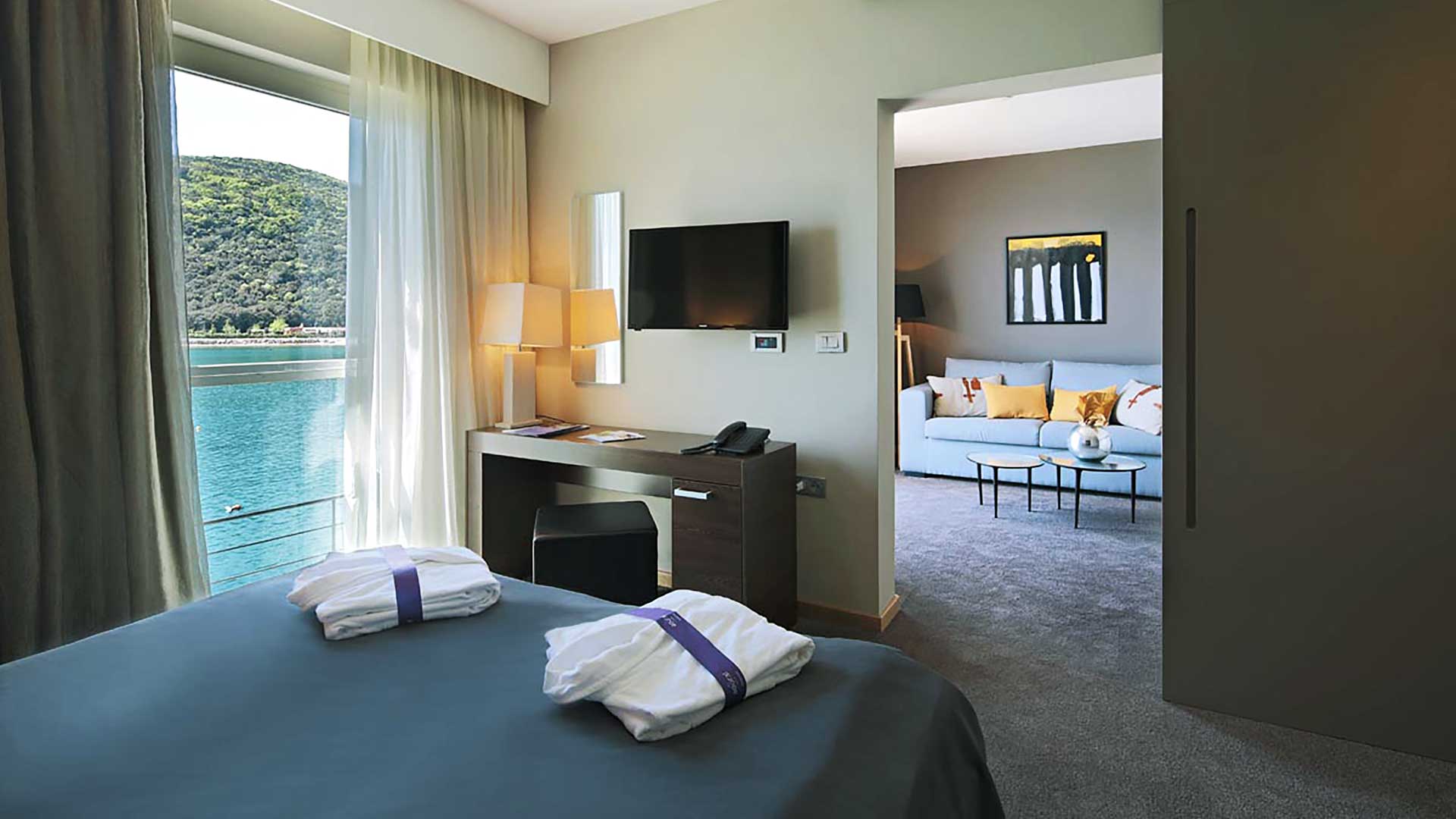 Hotel Adoral Rabac Schlafzimmer