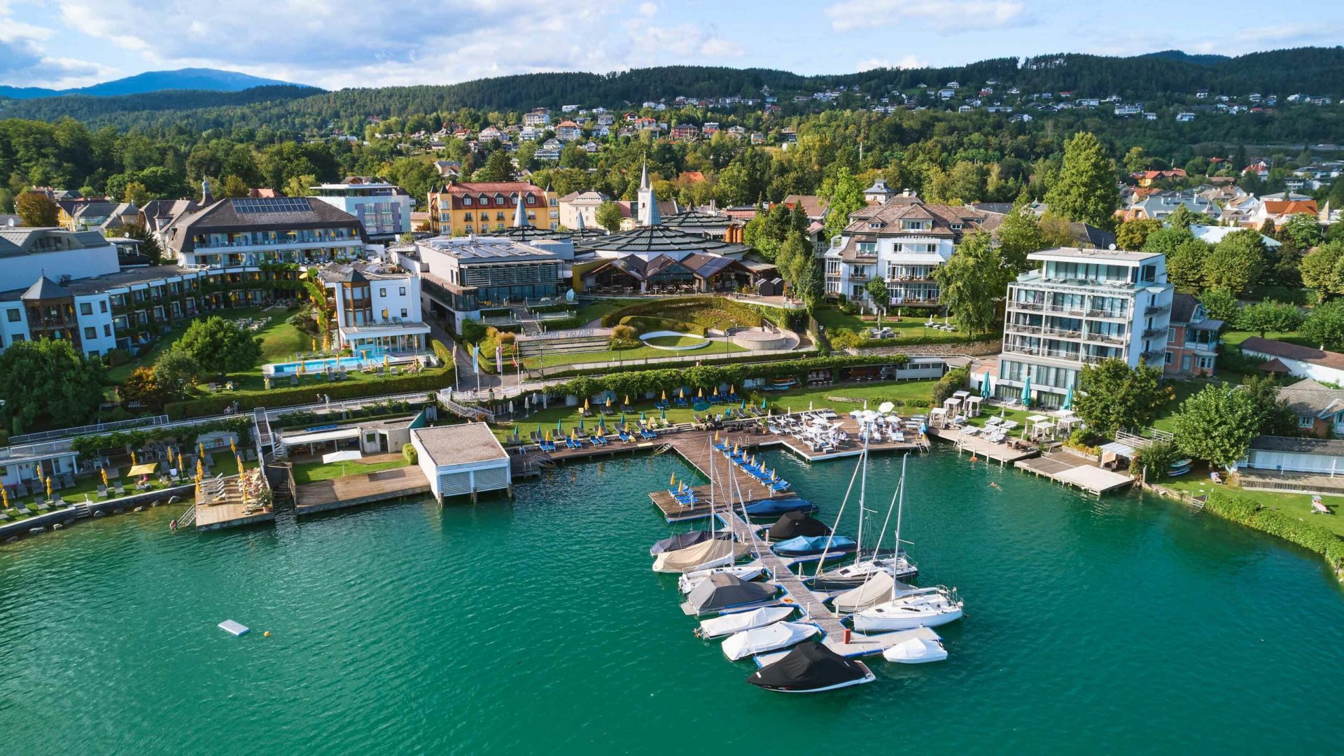 Velden am Wörthersee_web Velden am Wörthersee von oben